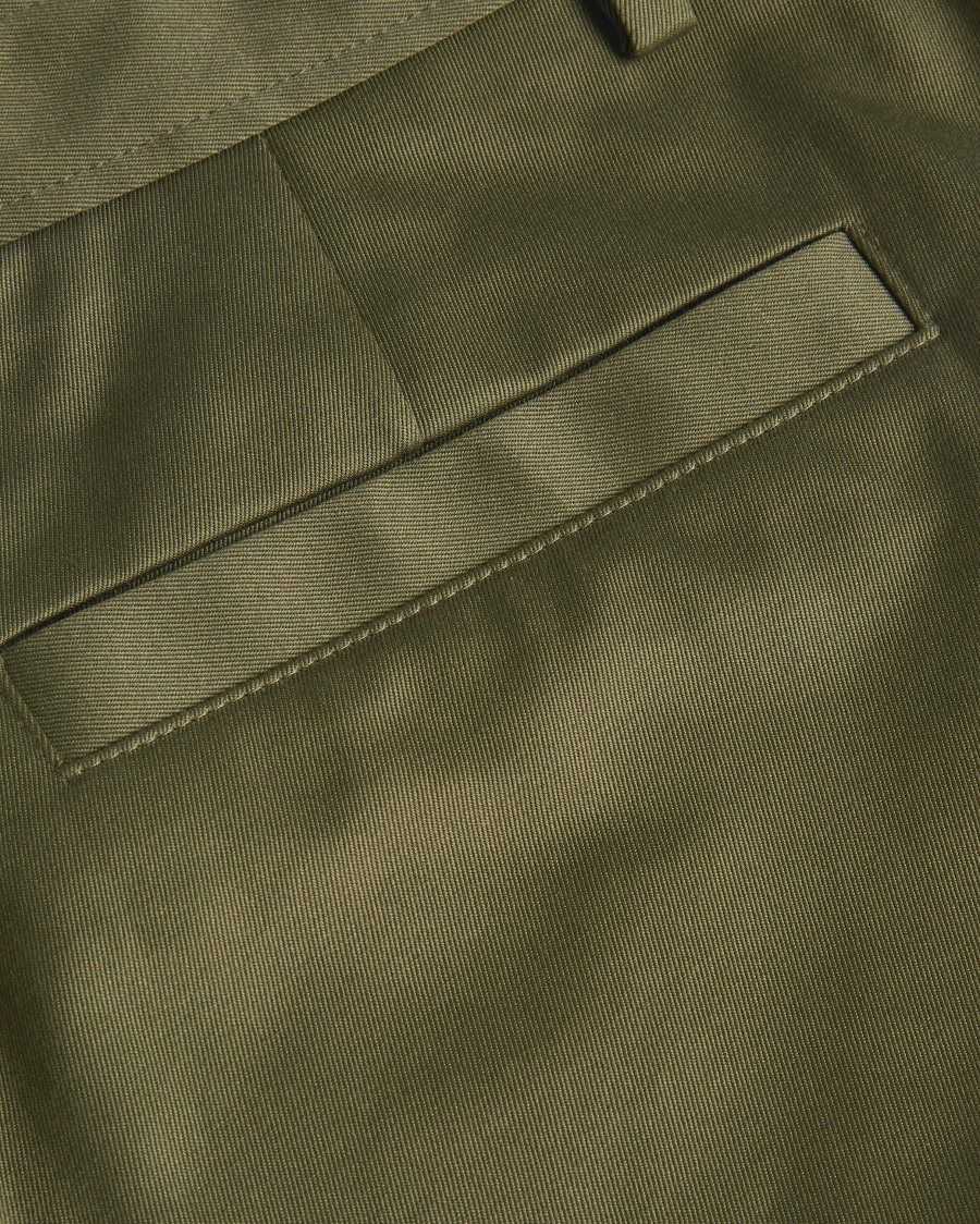 Ted Baker Luciant Slim Fit Twill Trousers Dark Green | 0928463-MN