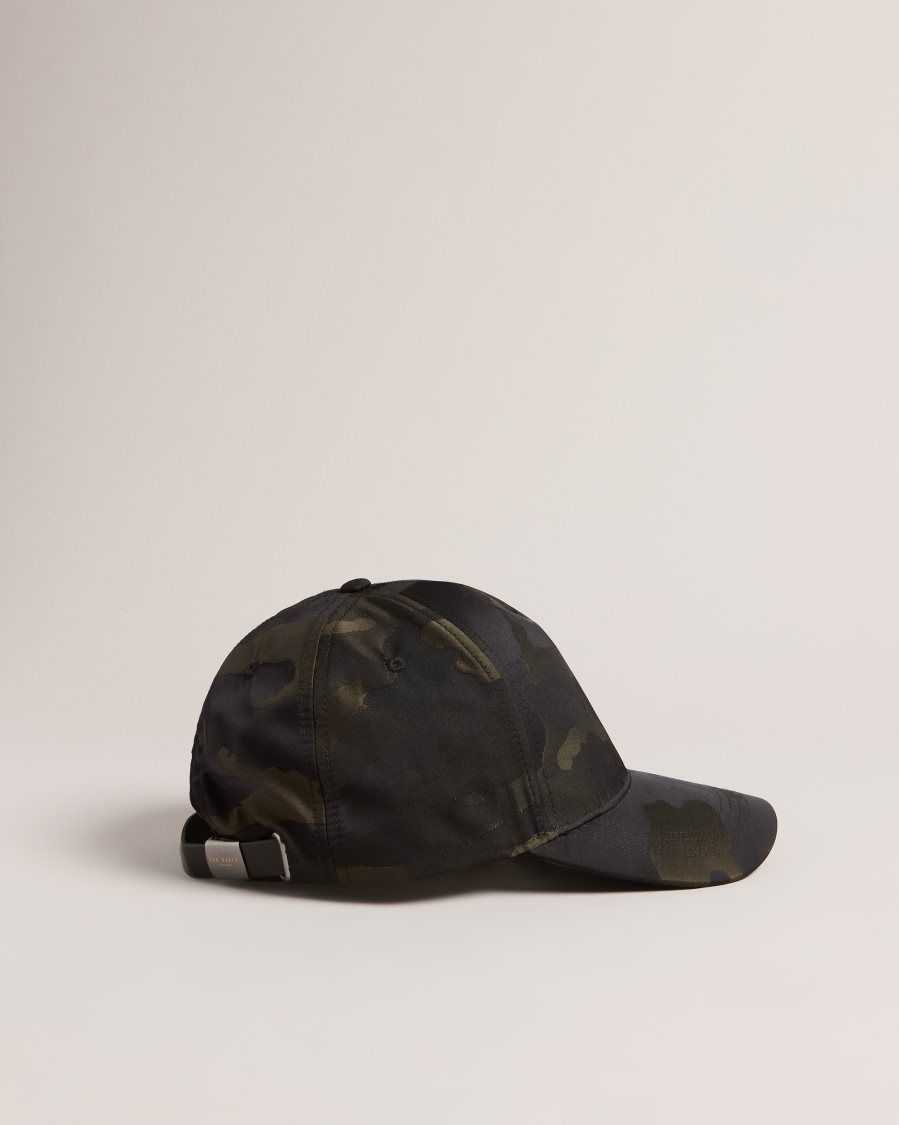 Ted Baker Maiisun Camo Printed Cap Black | 5912407-JN