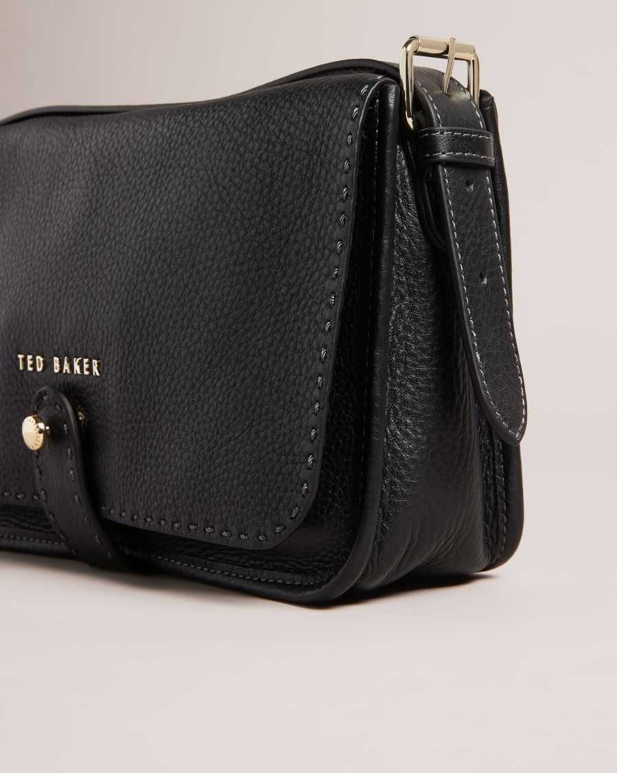 Ted Baker Markun Leather Crossbody Bag Black | 0892647-ZY