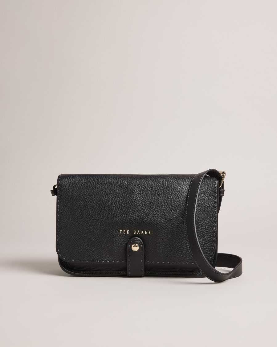 Ted Baker Markun Leather Crossbody Bag Black | 0892647-ZY