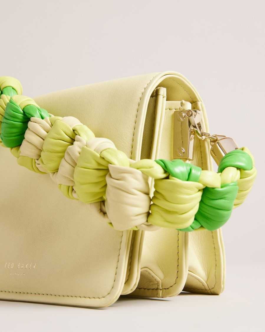 Ted Baker Maryse Knotted Handle Crossbody Bag Lime | 8476203-GV