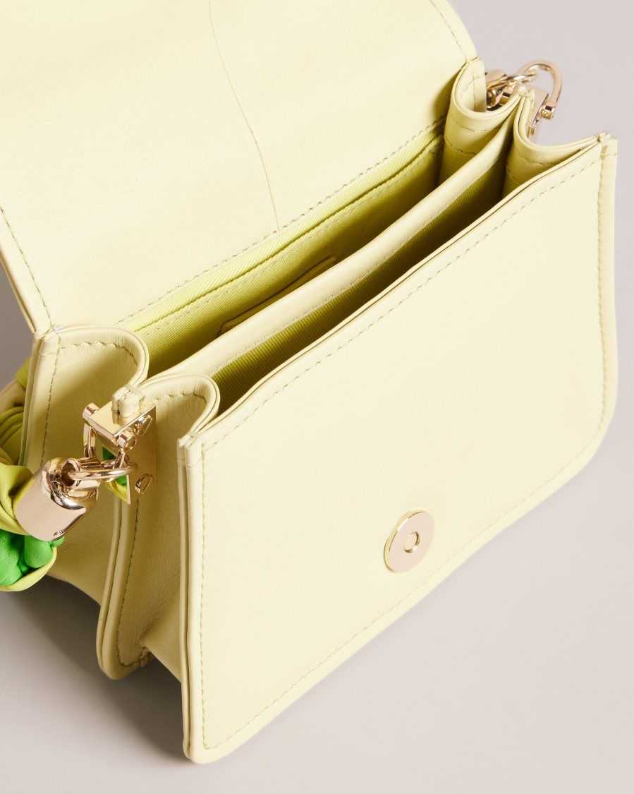 Ted Baker Maryse Knotted Handle Crossbody Bag Lime | 8476203-GV