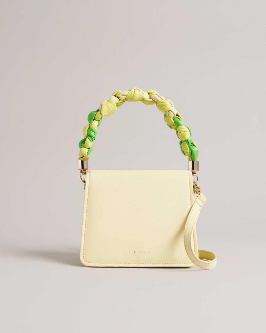 Ted Baker Maryse Knotted Handle Crossbody Bag Lime | 8476203-GV