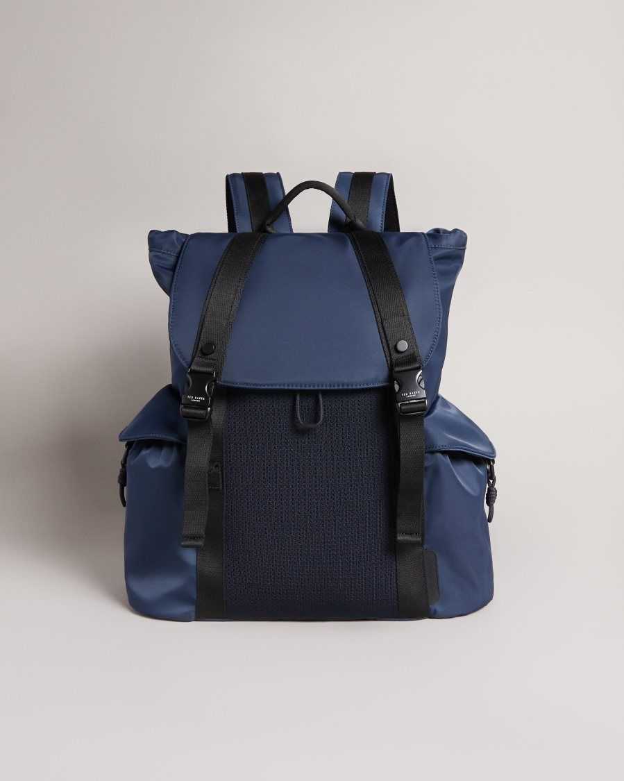 Ted Baker Masha Knit Nylon Backpack Navy | 4865093-MG