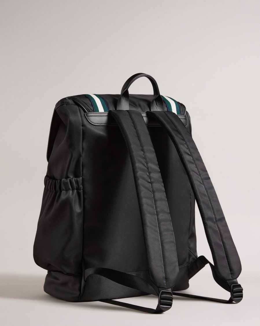 Ted Baker Matew Twill Retro Sport Backpack Black | 4950782-YQ