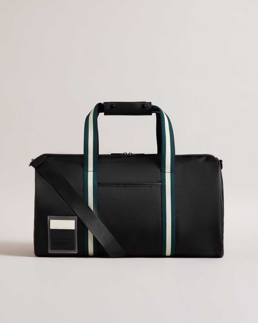 Ted Baker Matique Twill Retro Sport Holdall Black | 5978602-DA