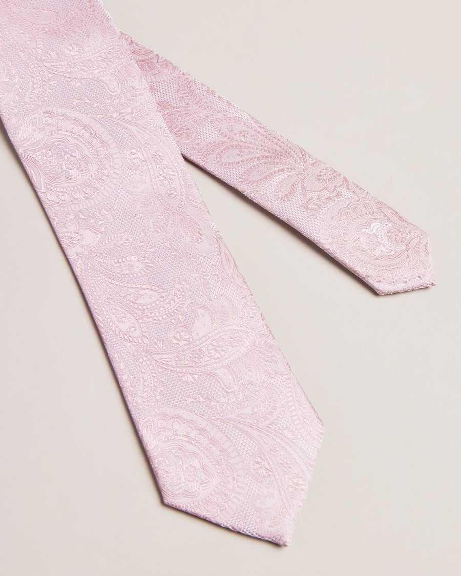 Ted Baker Meews Paisley Silk Tie Dusky Pink | 6902587-RG