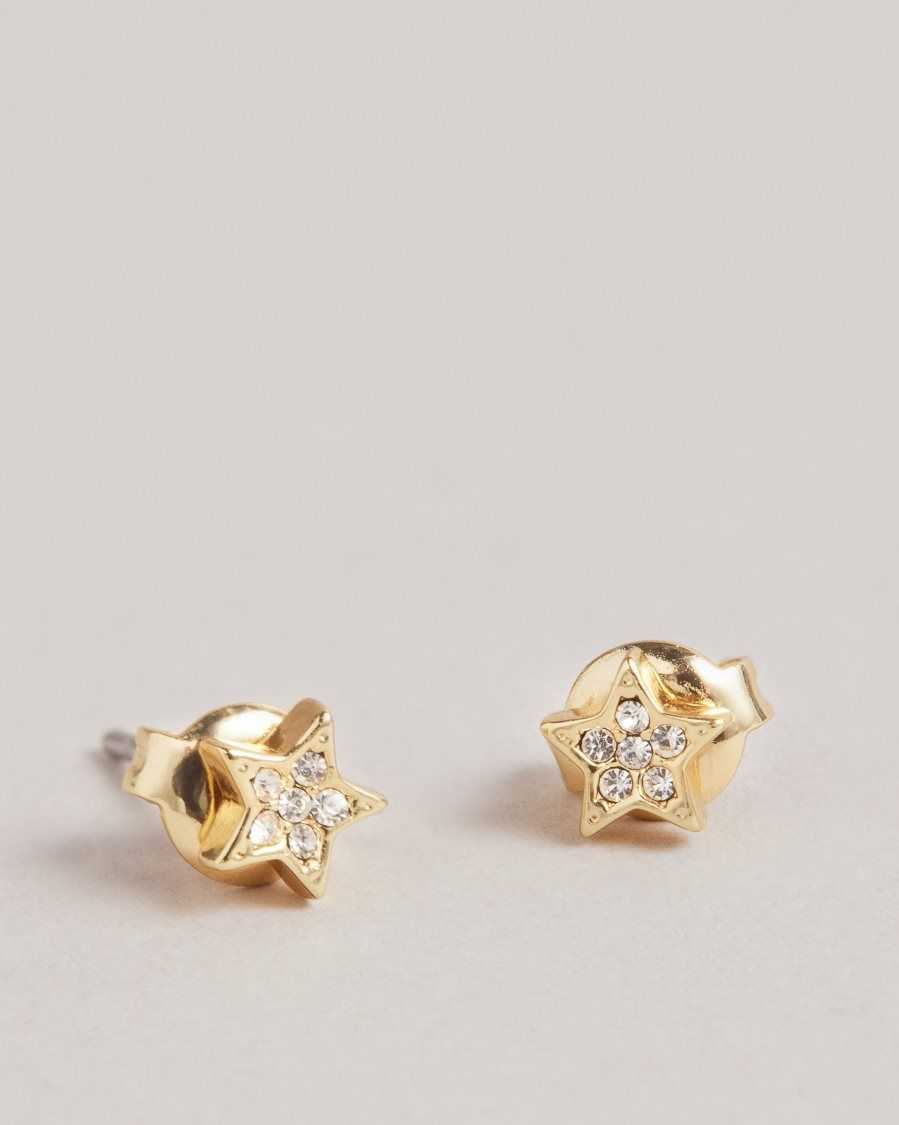 Ted Baker Melanyy Celestial Stud Earrings Gift Set Gold Colour | 8629047-BZ