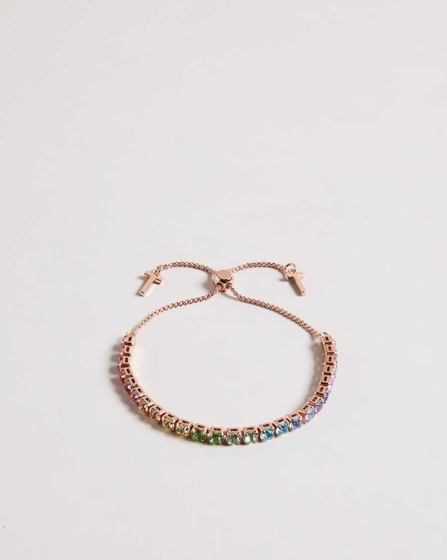 Ted Baker Melrah Icon Crystal Slider Bracelet Multicoloured | 6370489-SI