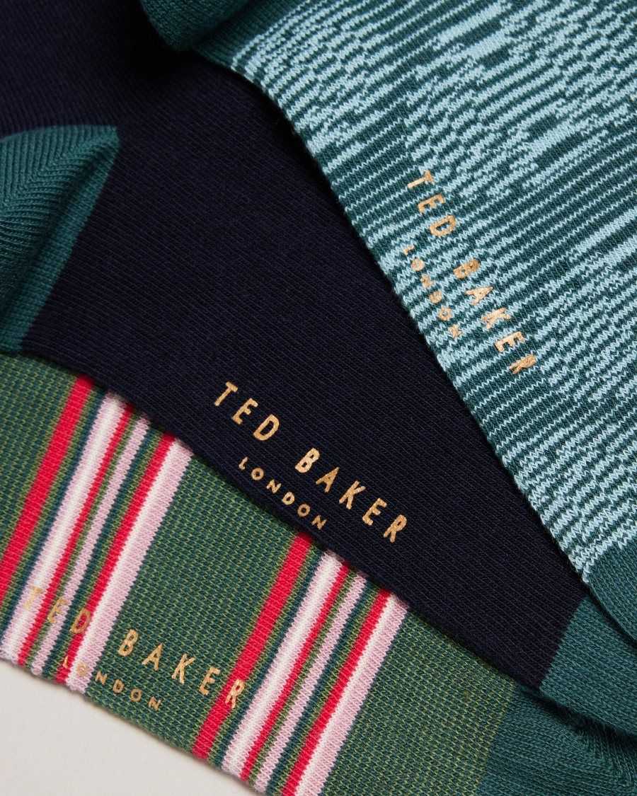 Ted Baker Metoyou Three Pack Of Assorted Socks Assorted | 6427305-GJ