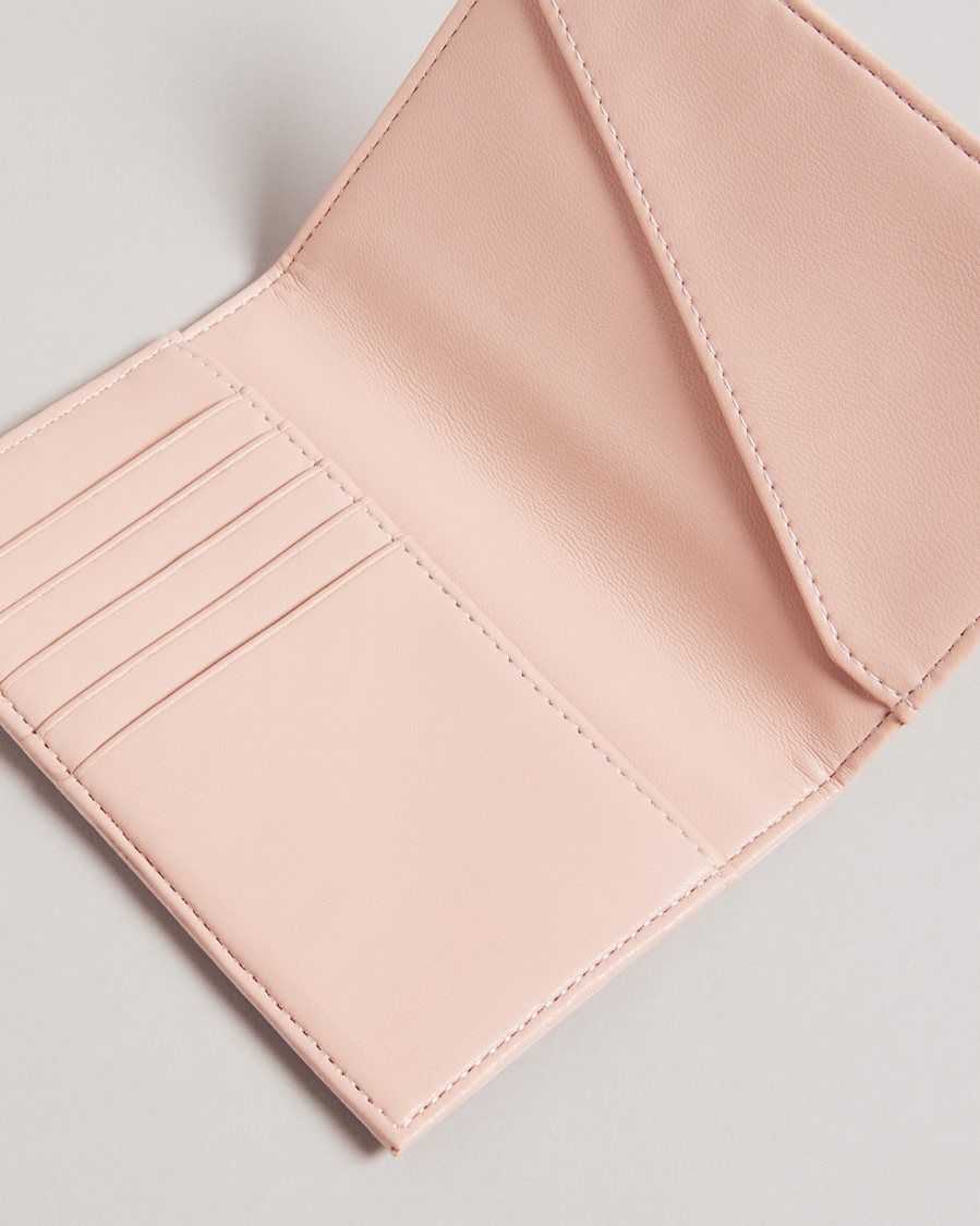 Ted Baker Meyti Imitation Croc A5 Travel Wallet Pale Pink | 7163295-VB