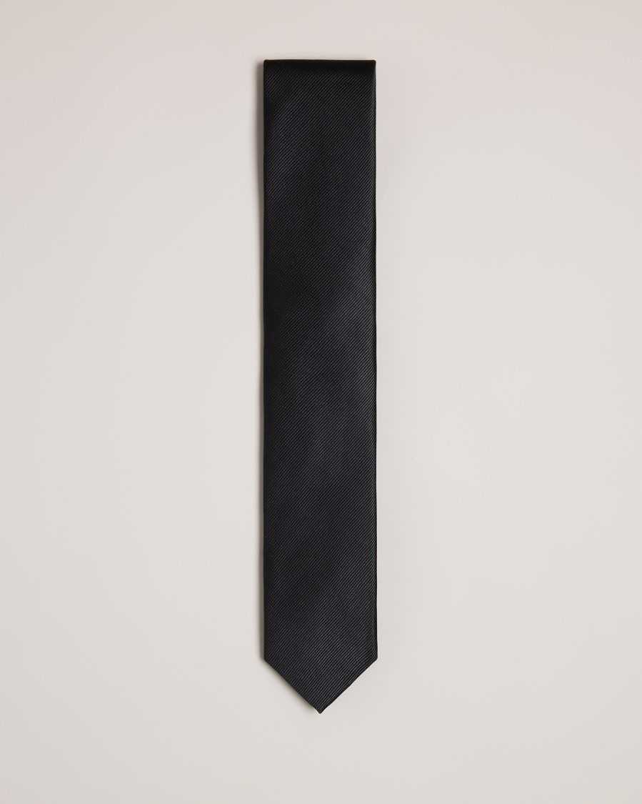 Ted Baker Moorez Ottoman Silk Tie Black | 0964538-YG