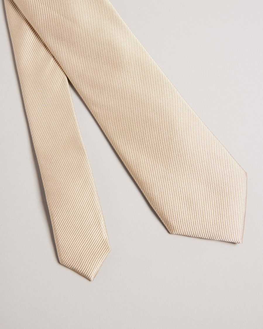 Ted Baker Moorez Ottoman Silk Tie Natural | 3689574-CT