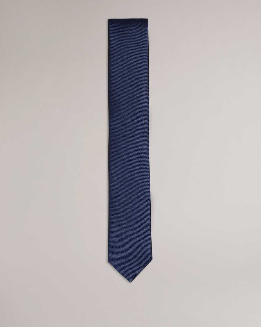 Ted Baker Moorez Ottoman Silk Tie Navy | 2903186-PQ