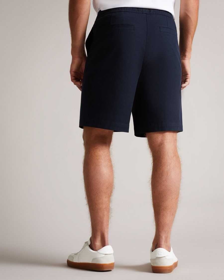 Ted Baker Mordon Twill Drawstring Shorts Dark Navy | 3841965-UJ