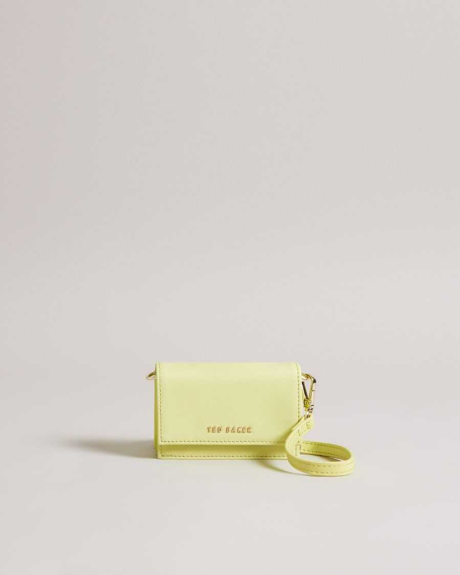 Ted Baker Munika Multi Compartment Card Holder Lime | 8467521-AO