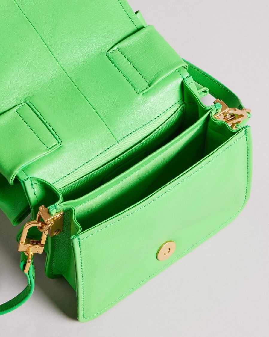 Ted Baker Niasina Bow Detail Mini Cross Body Bag Green | 6083729-IM