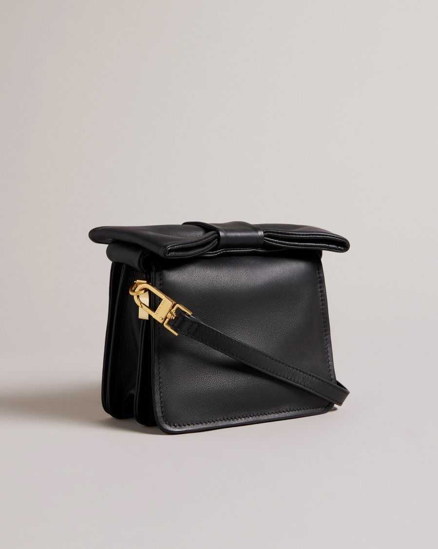 Ted Baker Niasina Bow Detail Mini Cross Body Bag Black | 9420318-CN