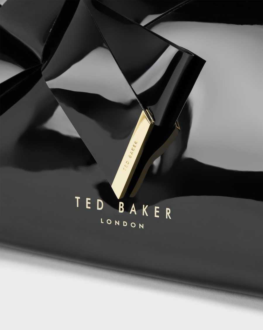 Ted Baker Nicco Knot Bow Washbag Black | 1294638-OJ