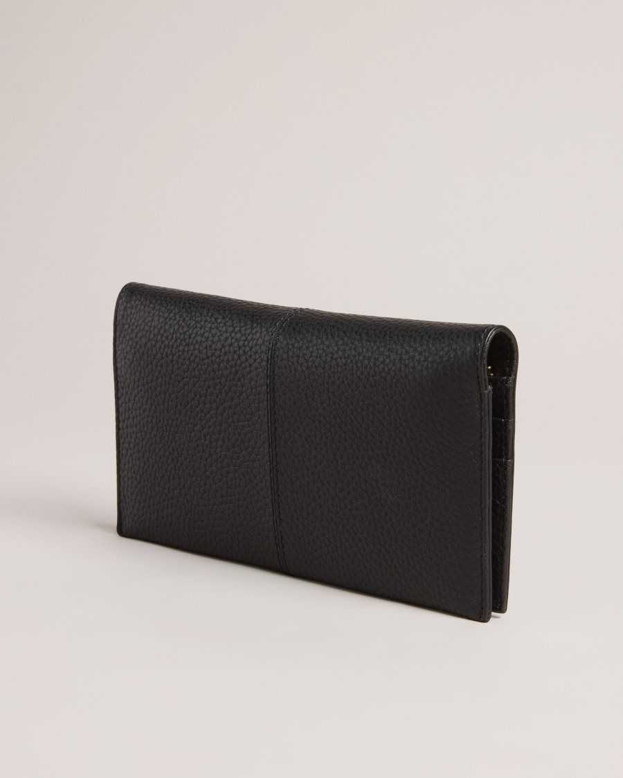 Ted Baker Nishi Leather Clutch Black | 4120586-EW