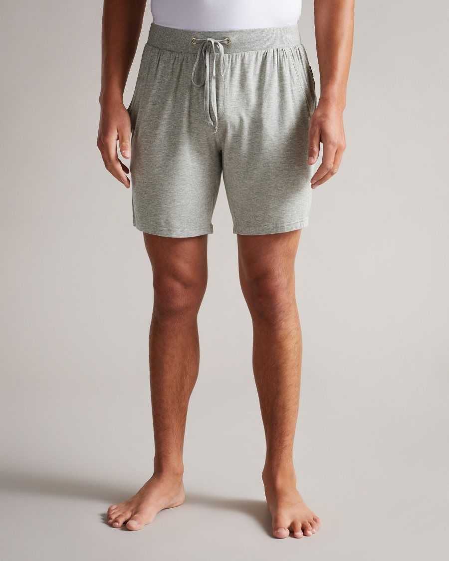 Ted Baker Ostric Solid Modal Shorts Grey | 9381247-FL