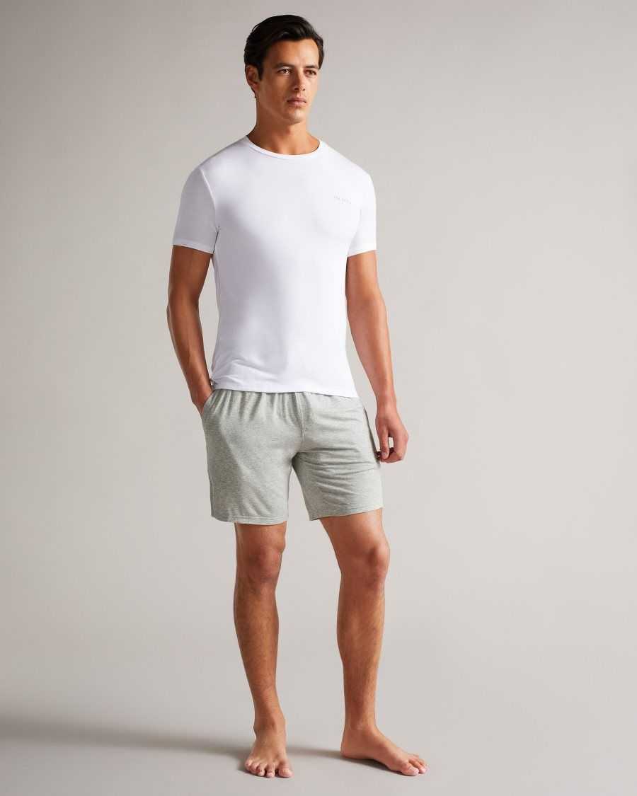 Ted Baker Ostric Solid Modal Shorts Grey | 9381247-FL