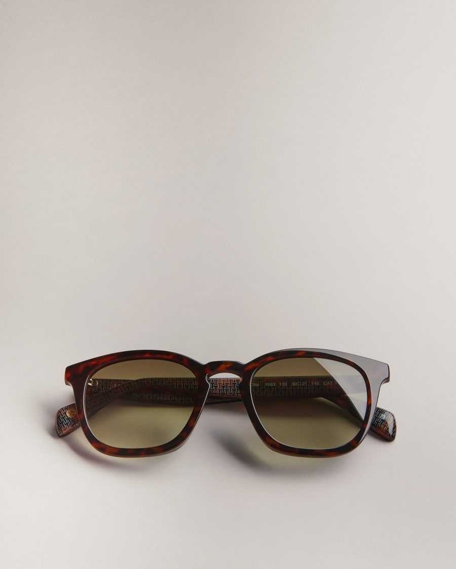 Ted Baker Ottiis Classic Framed Sunglasses Dark Brown | 0865923-CQ