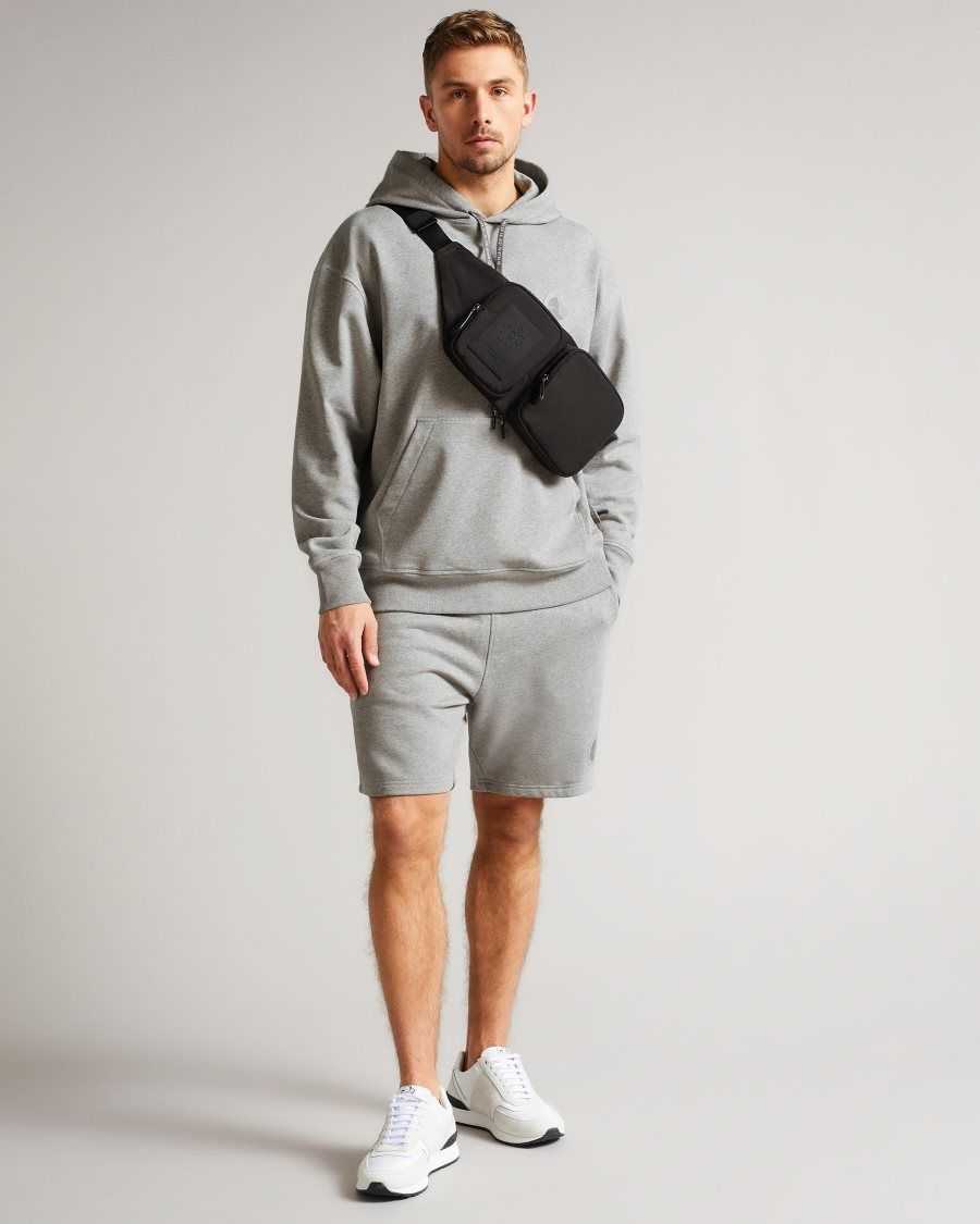 Ted Baker Owenns Relaxed Fit Hoodie Grey-Marl | 2386715-VK