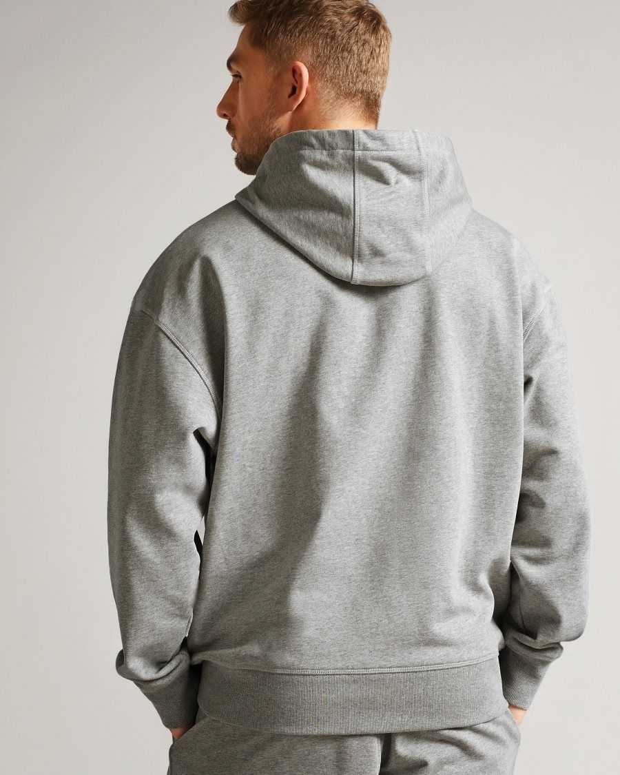 Ted Baker Owenns Relaxed Fit Hoodie Grey-Marl | 2386715-VK