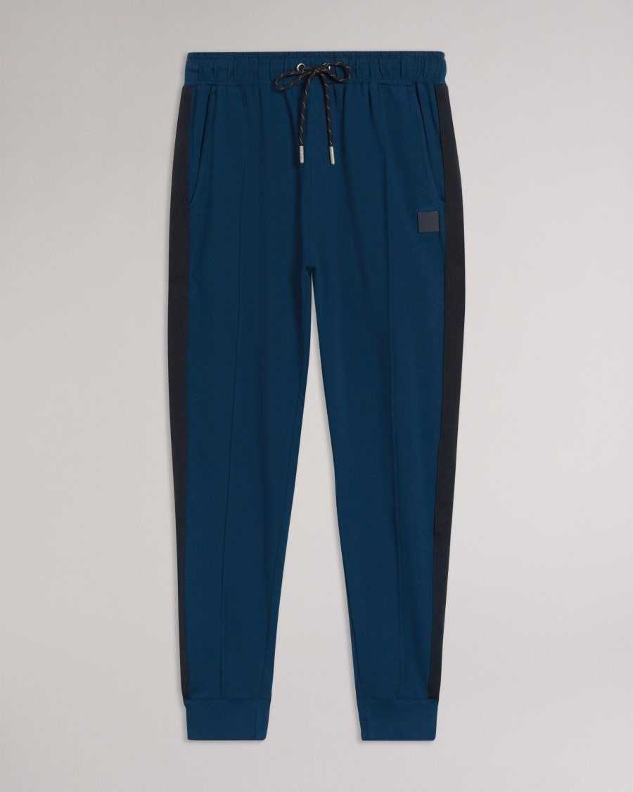 Ted Baker Partrig Soft Front Seam Joggers Teal-Blue | 1574069-BH