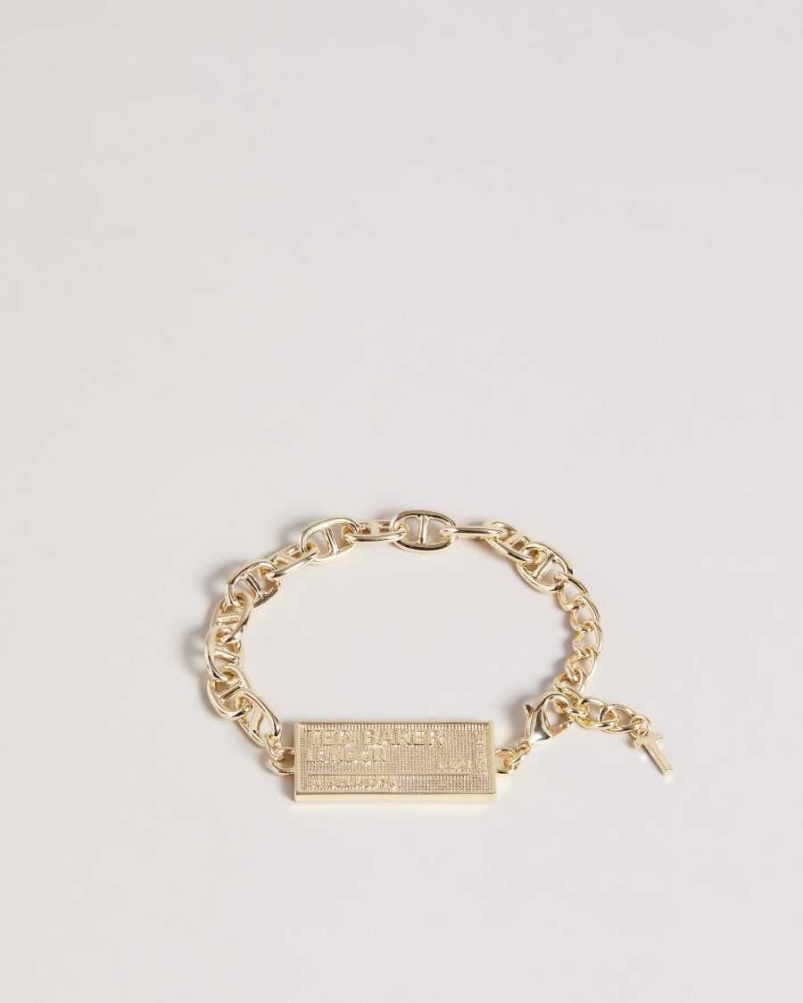 Ted Baker Persha Postcode Bracelet Gold Colour | 7861205-JK