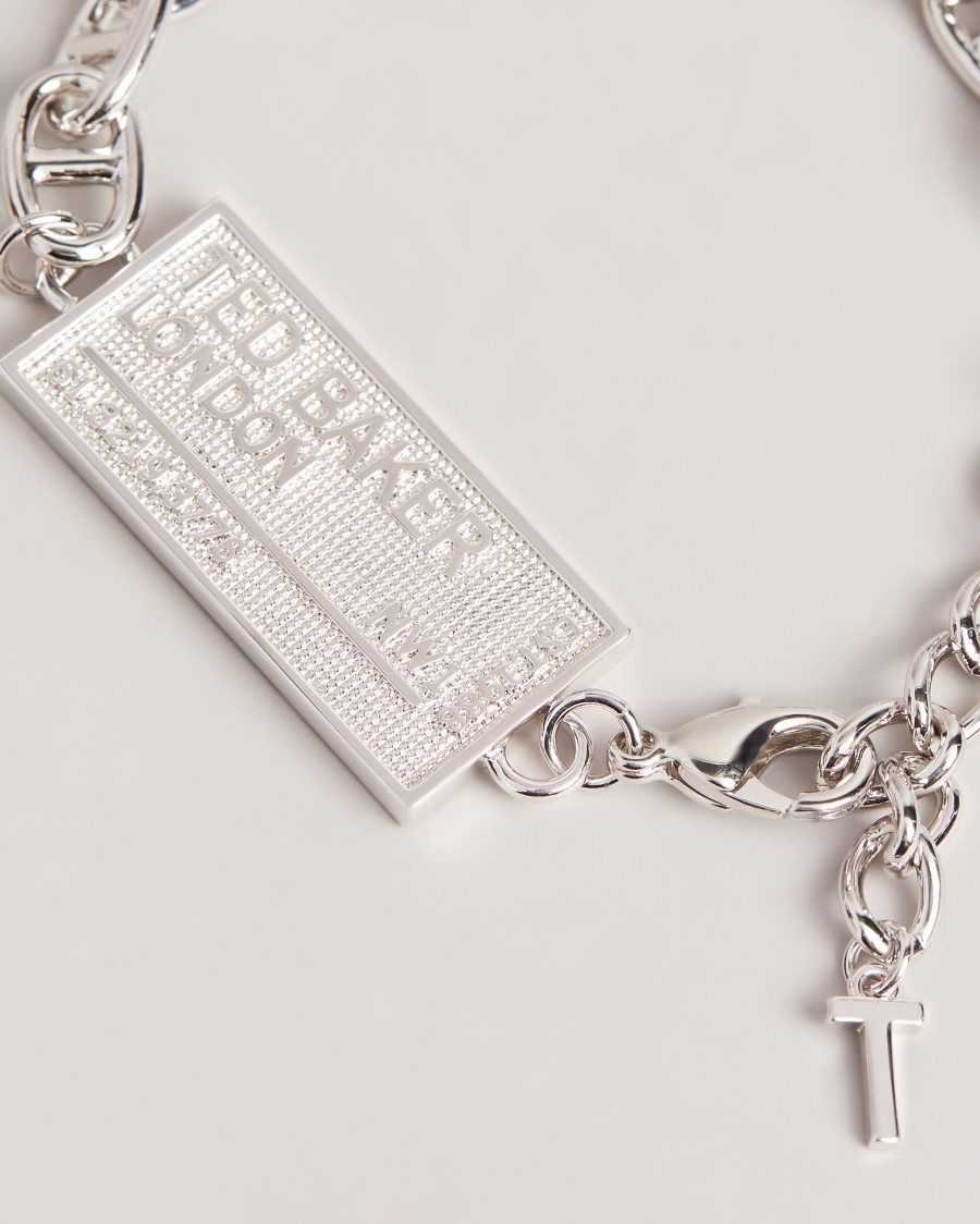 Ted Baker Persha Postcode Bracelet Silver Colour | 9281730-HC