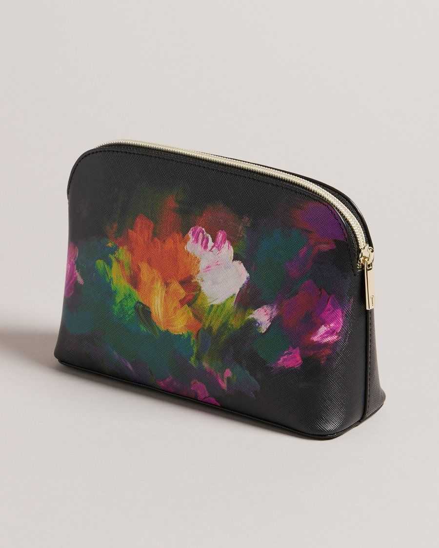 Ted Baker Perycon Art Print Makeup Bag Black | 3561847-LO