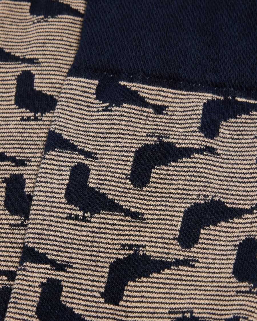 Ted Baker Pidgsok Pigeon Print Socks Dark Navy | 7354682-YS