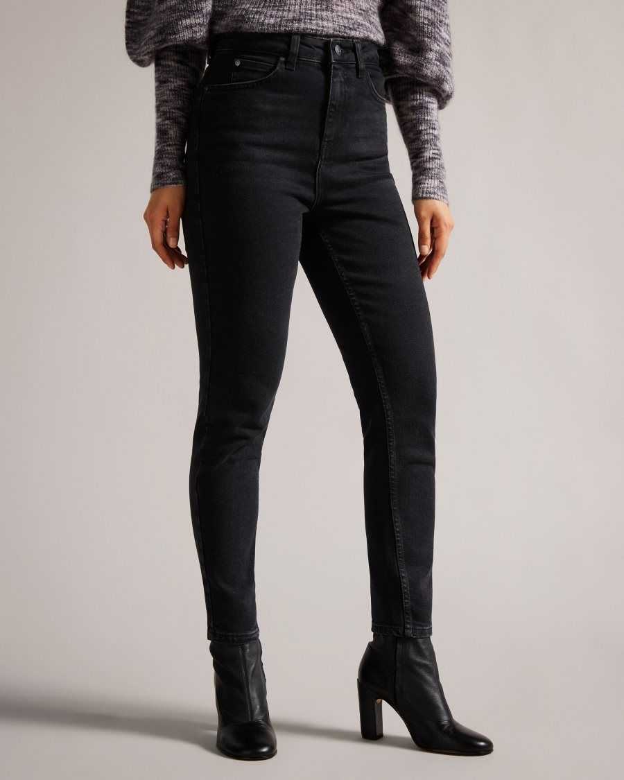 Ted Baker Poppiyy Skinny Washed Black Jeans Black | 1508349-JR