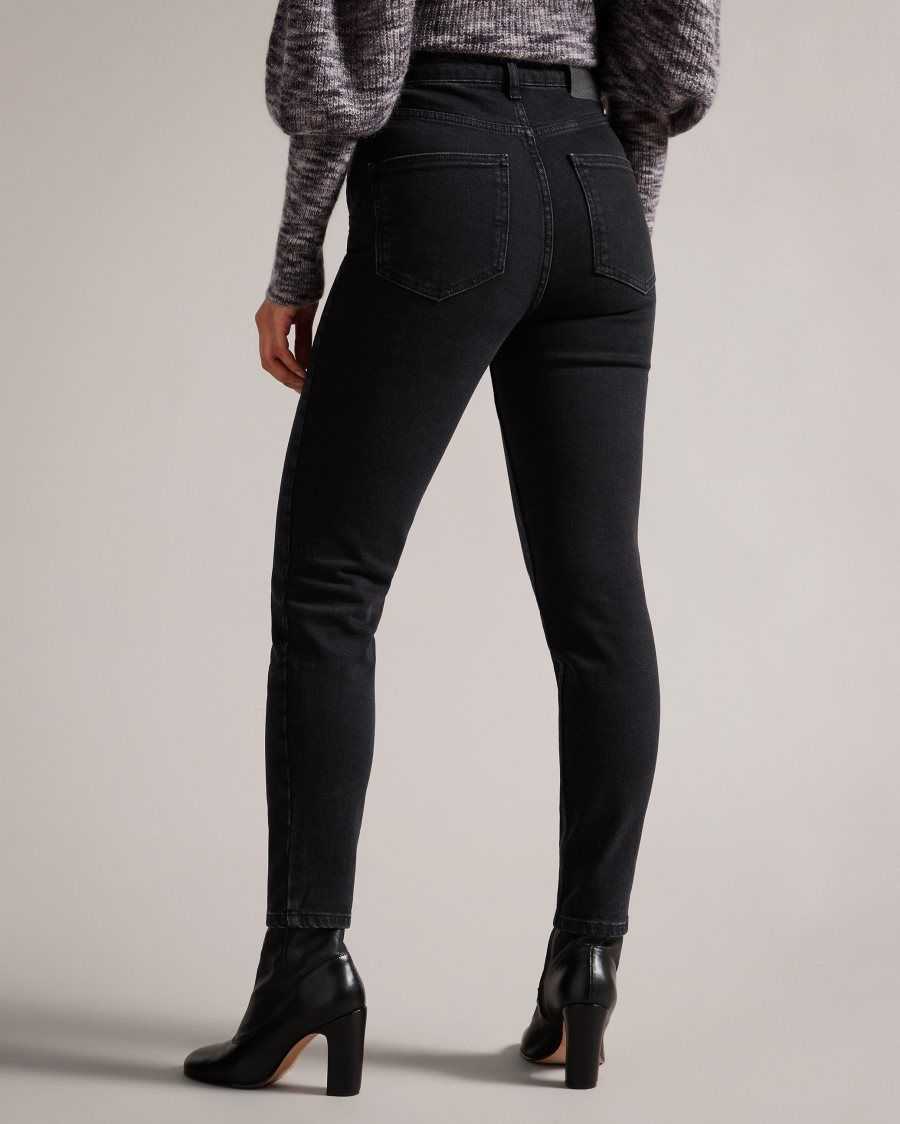 Ted Baker Poppiyy Skinny Washed Black Jeans Black | 1508349-JR