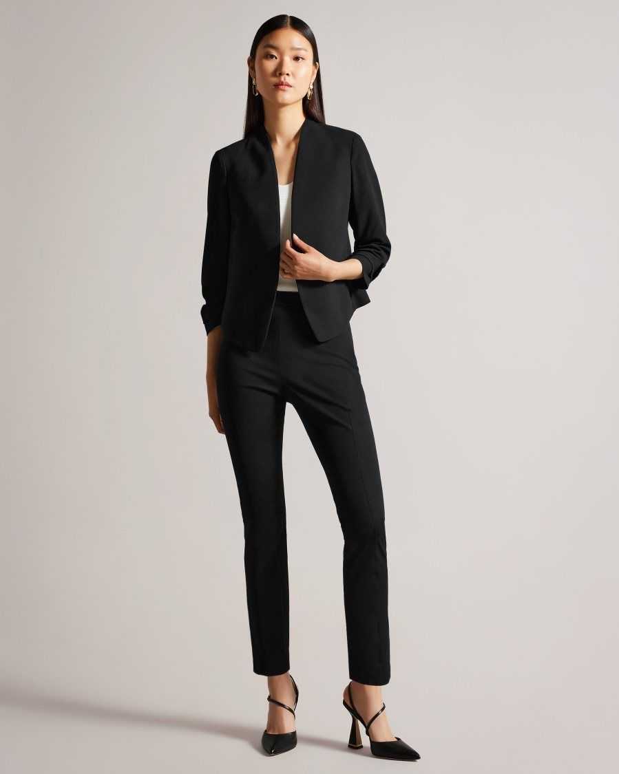 Ted Baker Popy Cropped Jacket Black | 1946283-NY