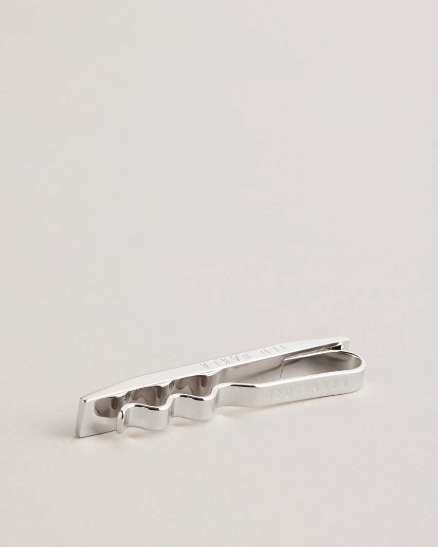 Ted Baker Presbar Marbled Tie Bar Silver Colour | 1382094-LA