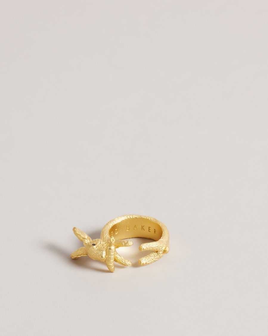 Ted Baker Rabbela Rabbit Ring Gold Colour | 3579841-TV