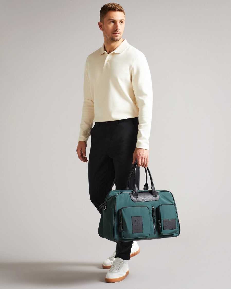 Ted Baker Raill Modular Holdall Dark Green | 5042963-HI