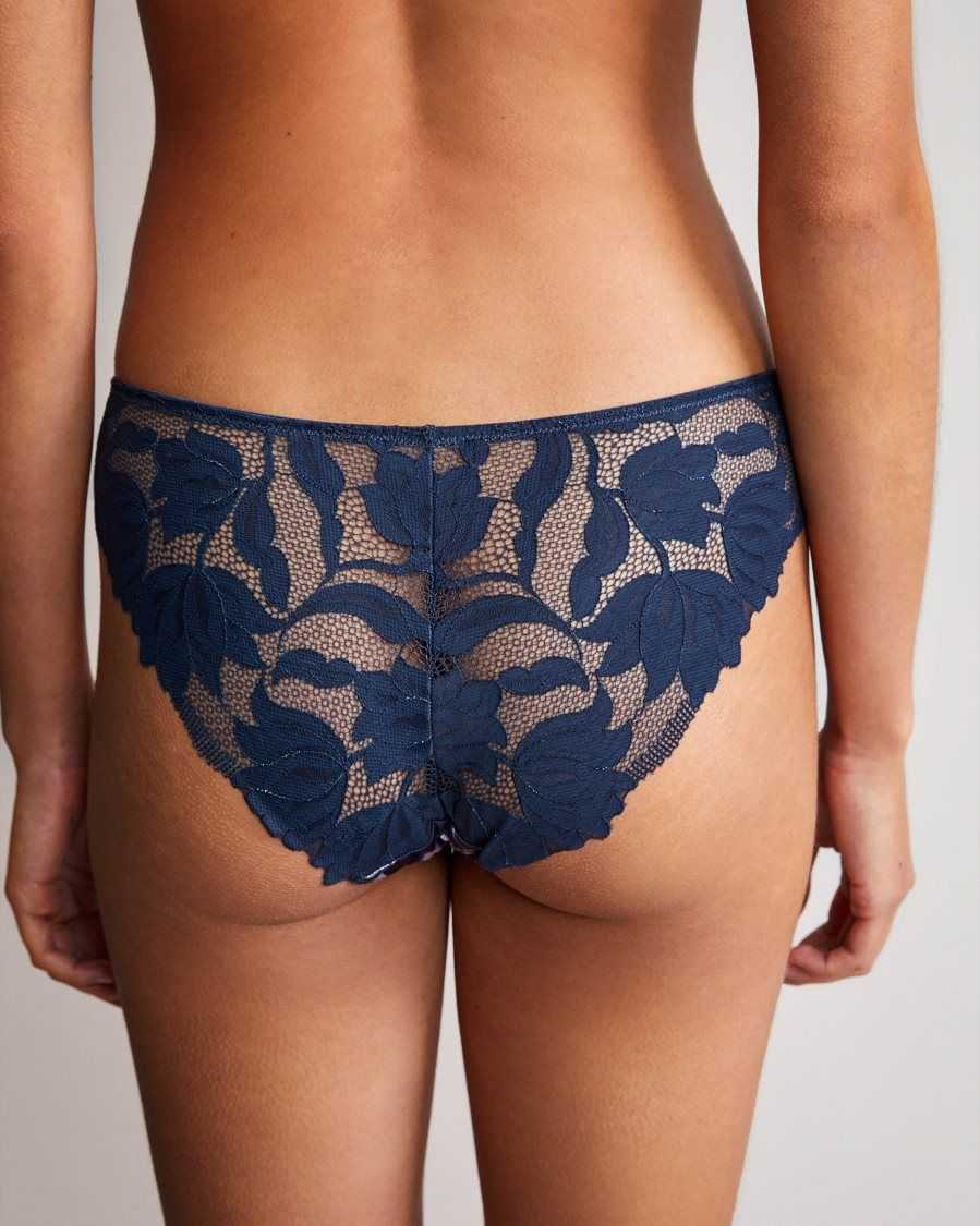 Ted Baker Refad Floral Brazilian Brief Navy | 9136784-YO