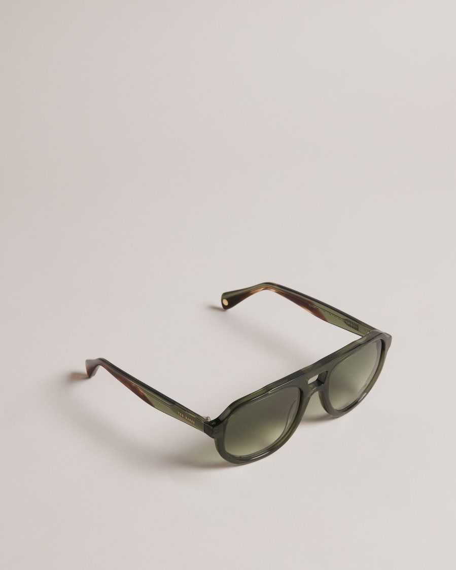 Ted Baker Romaan Classic Framed Sunglasses Green | 0934871-LO