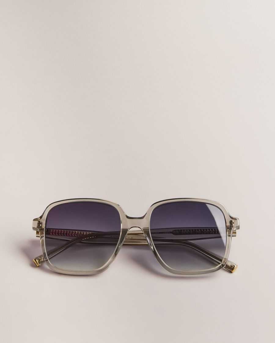 Ted Baker Romeyy Oversized Square Frame Sunglasses Light Grey | 0493512-SN