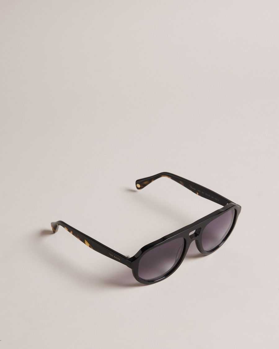 Ted Baker Rooman Classic Framed Sunglasses Black | 5693107-LG