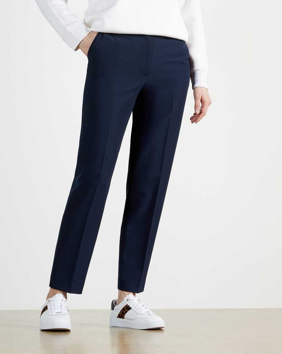 Ted Baker Rraet Slim Tailored Trousers Navy | 0342591-VT