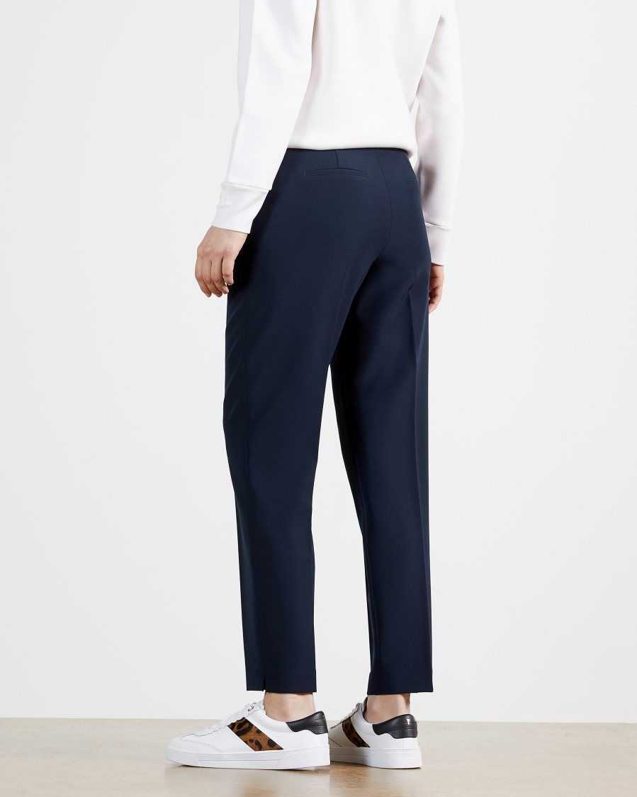 Ted Baker Rraet Slim Tailored Trousers Navy | 0342591-VT