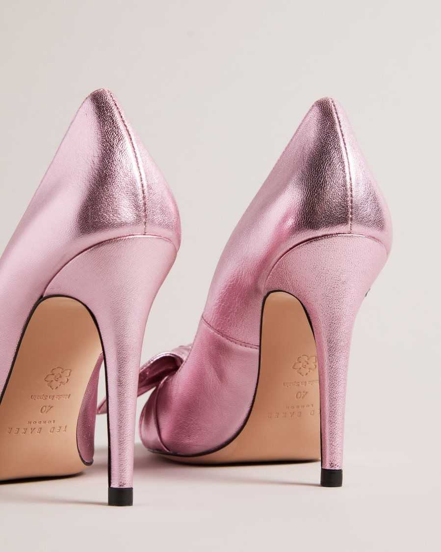 Ted Baker Ryal Metallic Court Shoes Light Pink | 5426831-XM