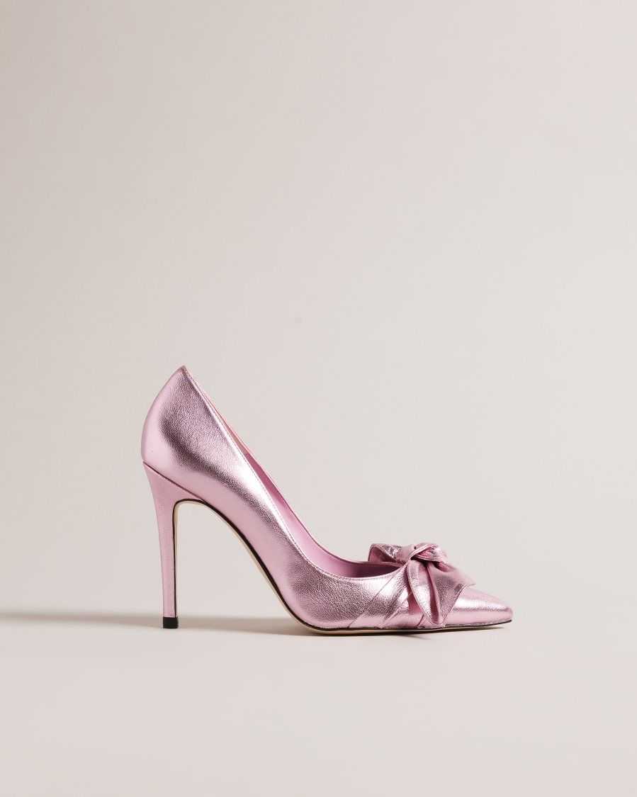 Ted Baker Ryal Metallic Court Shoes Light Pink | 7389604-TU