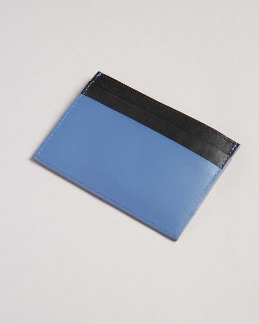 Ted Baker Samise Leather Card Holder Blue | 3169084-PT