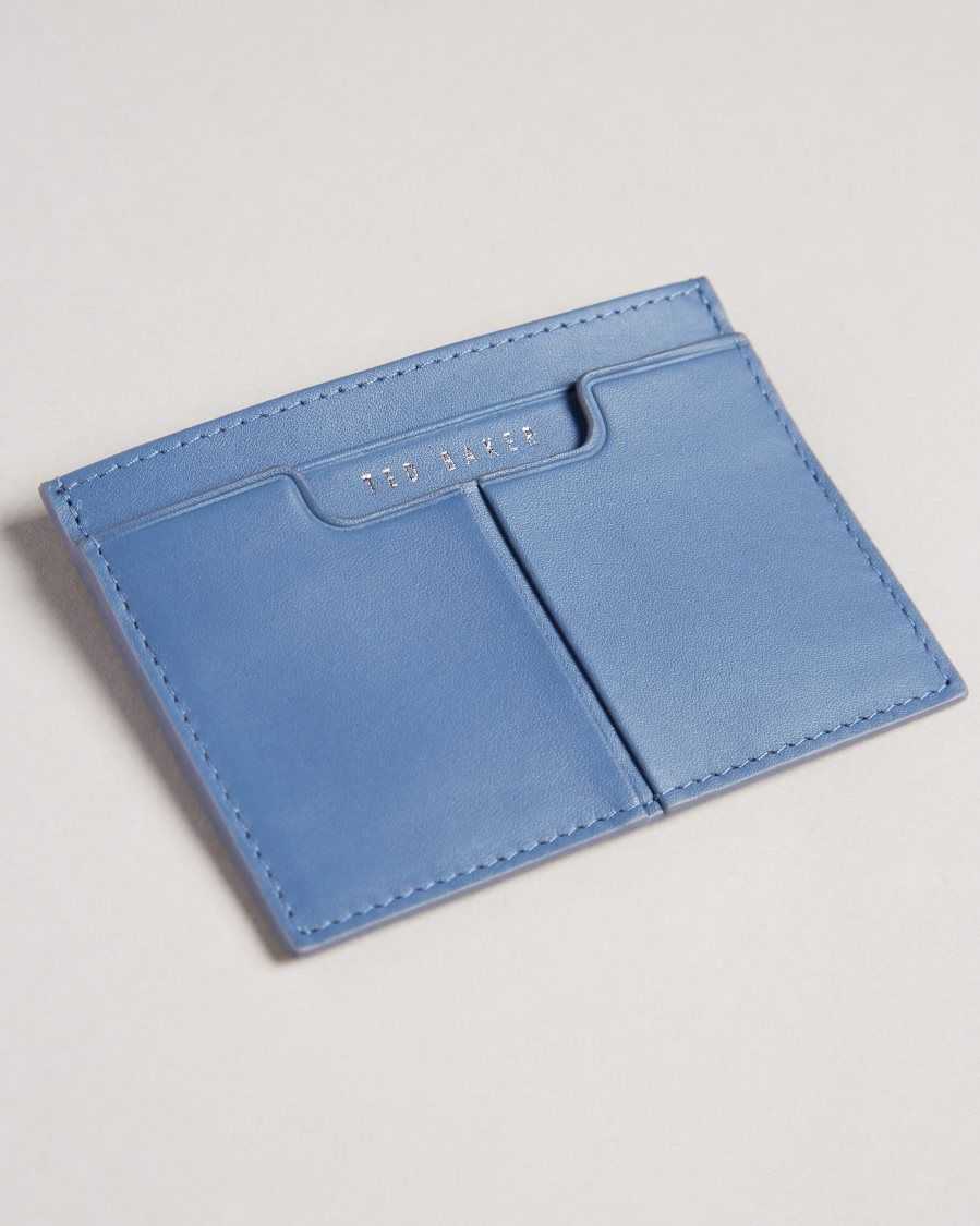 Ted Baker Samise Leather Card Holder Blue | 3169084-PT